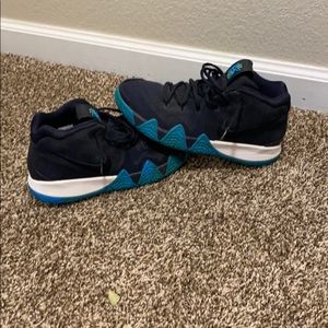 Nike kyrie 4 obsidian colorway.